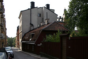 Bastugatan mot Skinnarviksberget.